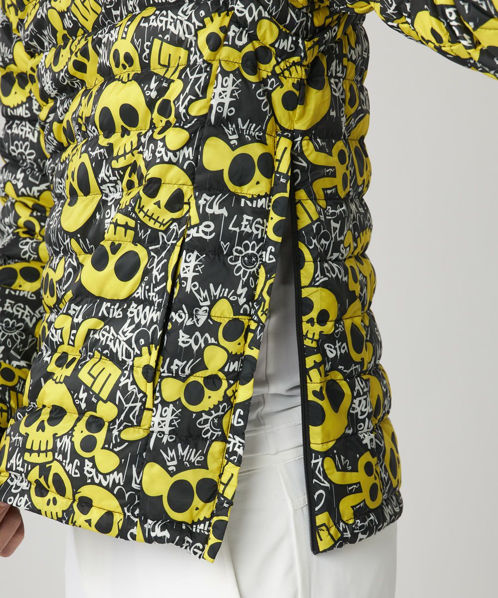 ラウドマウス メンズ 2wayハイブリッドダウンブルゾン Animal Skulls/アニマルスカルズ / 袖取り外し可能
