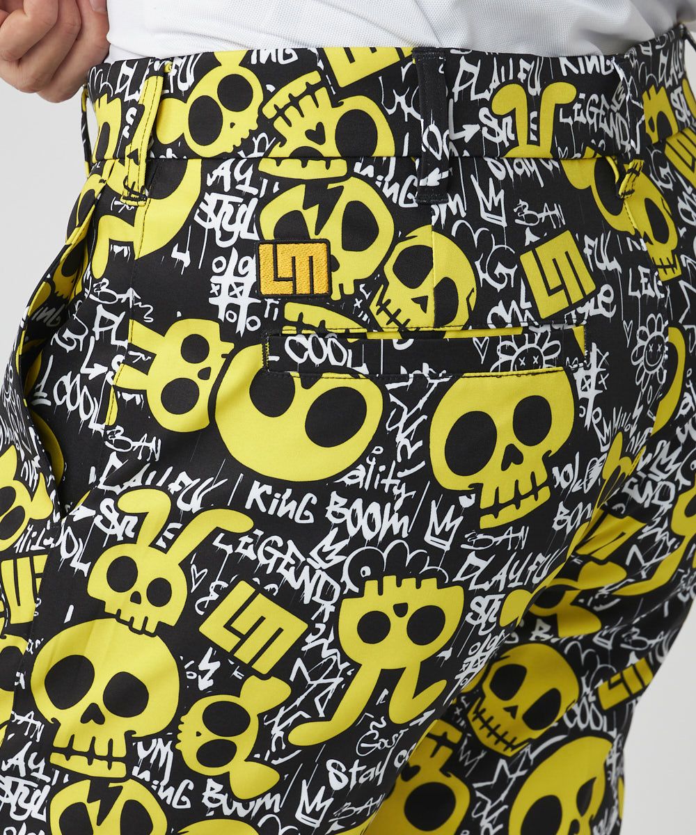 ラウドマウス メンズ ストレッチツイル 柄パンツ Animal Skulls/アニマルスカルズ