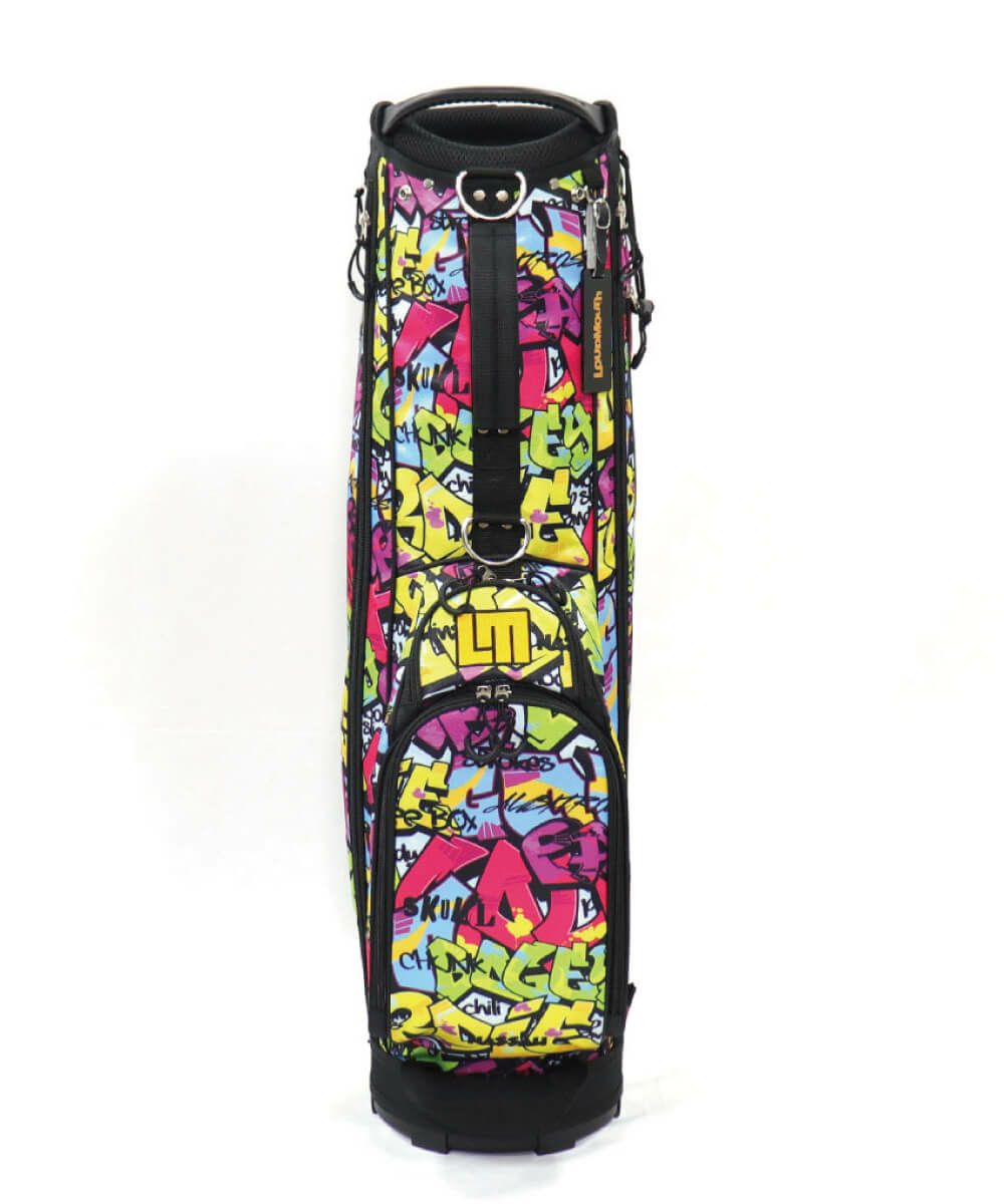 ラウドマウス 軽量キャディバッグ Tags Neon/タグスネオン