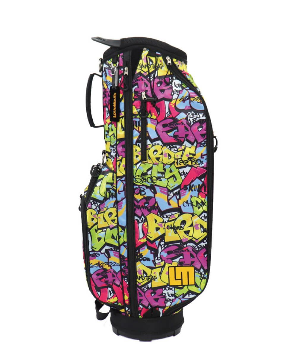 ラウドマウス 軽量キャディバッグ Tags Neon/タグスネオン