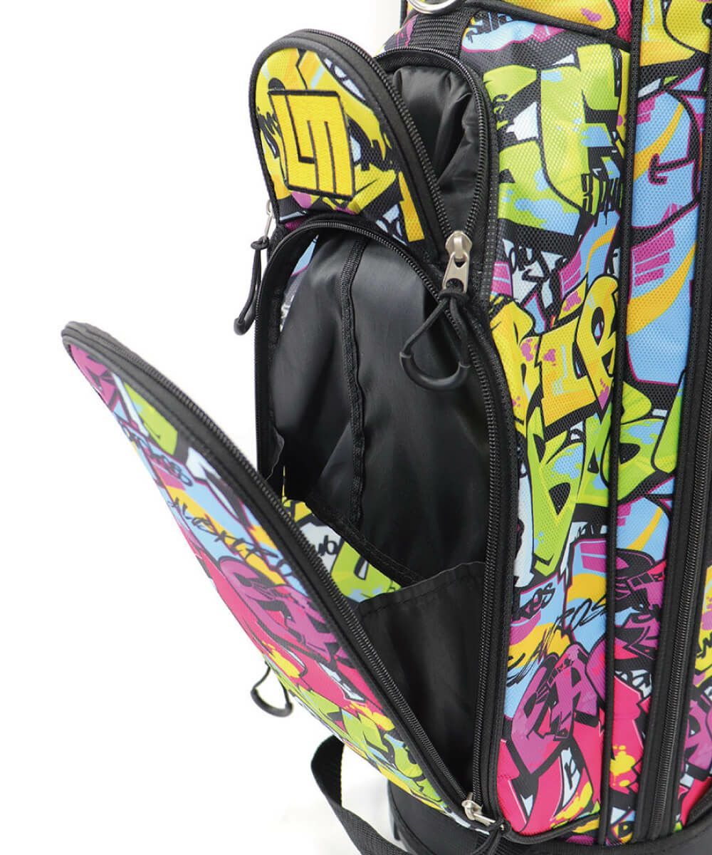 ラウドマウス 軽量キャディバッグ Tags Neon/タグスネオン