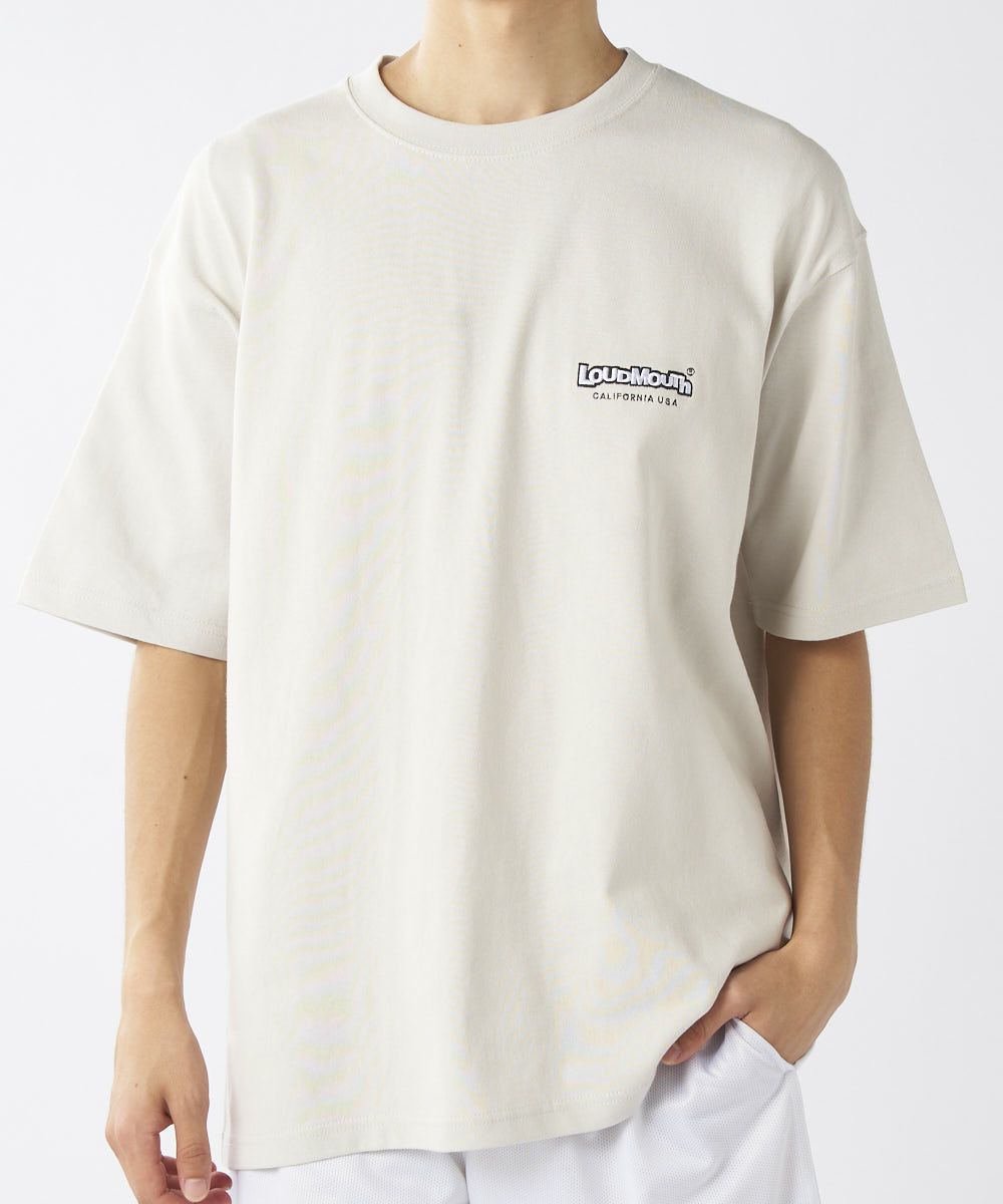 775506-991 ラウドマウス ユニセックス ベーシックTシャツ ライトグレー