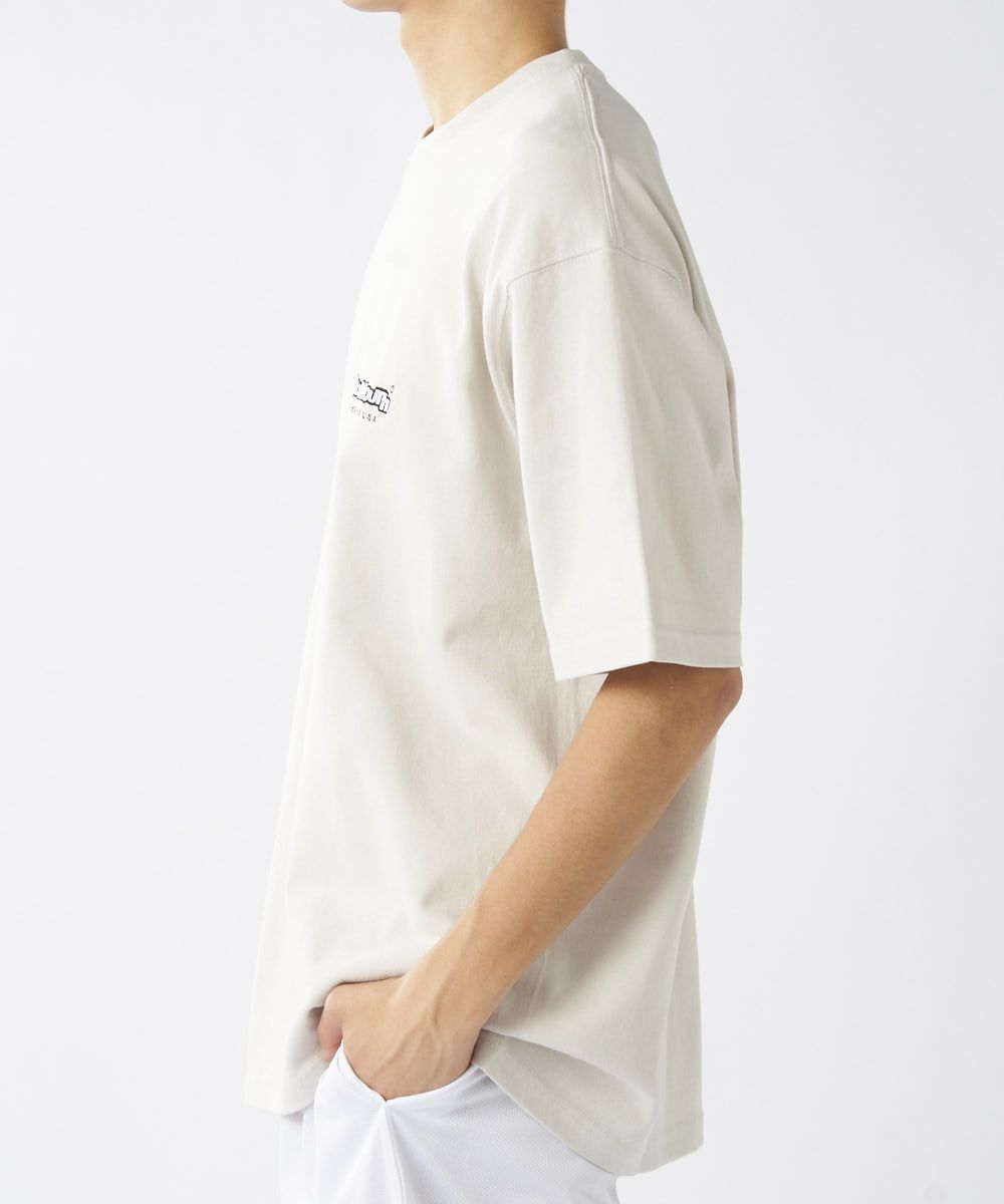 775506-991 ラウドマウス ユニセックス ベーシックTシャツ ライトグレー