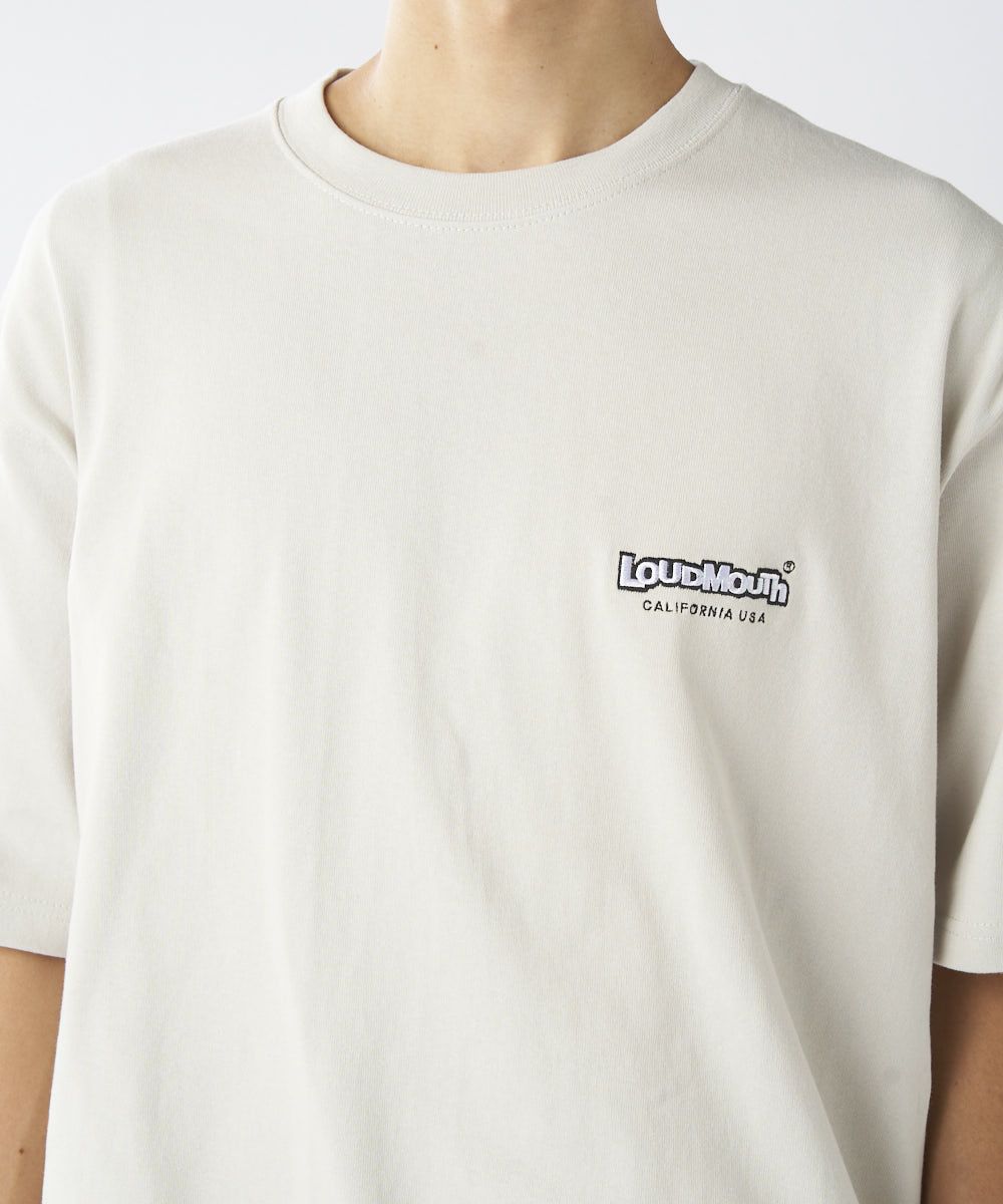 775506-991 ラウドマウス ユニセックス ベーシックTシャツ ライトグレー