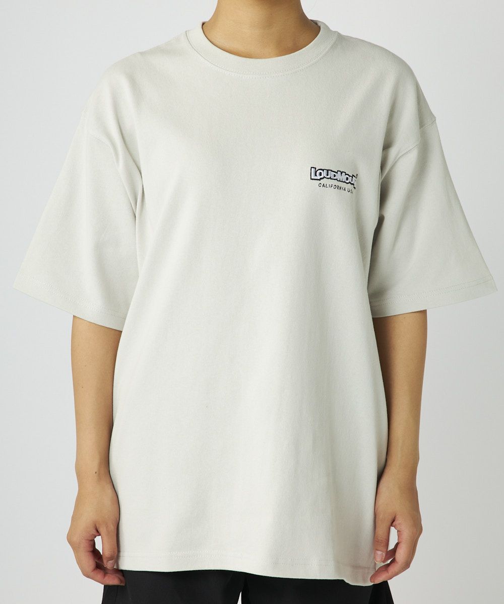 775506-991 ラウドマウス ユニセックス ベーシックTシャツ ライトグレー