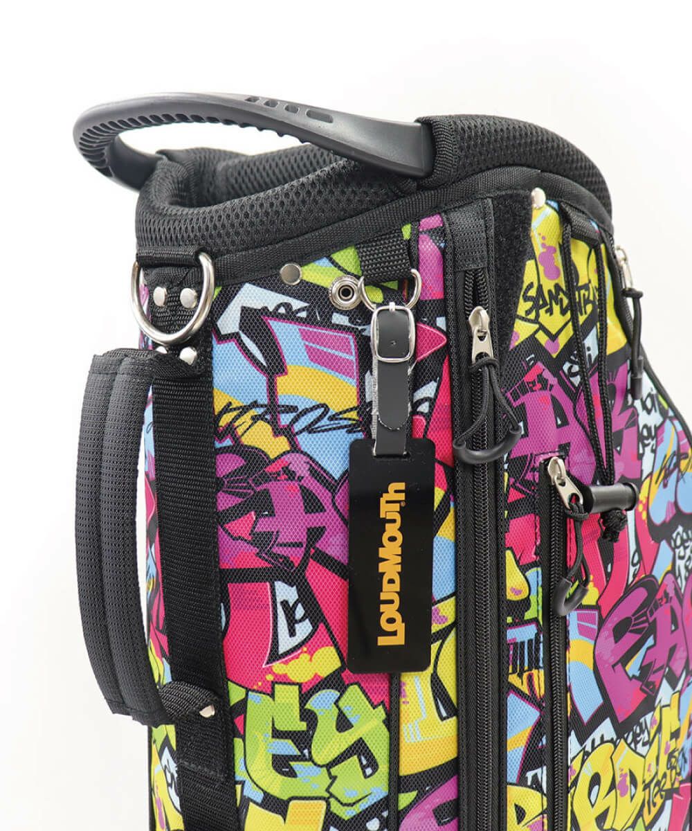 ラウドマウス　軽量キャディバッグ Tags Neon/タグスネオン