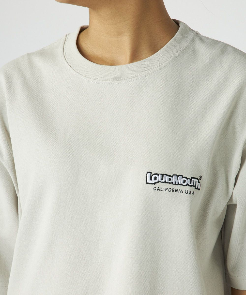 775506-991 ラウドマウス ユニセックス ベーシックＴシャツ ライトグレー