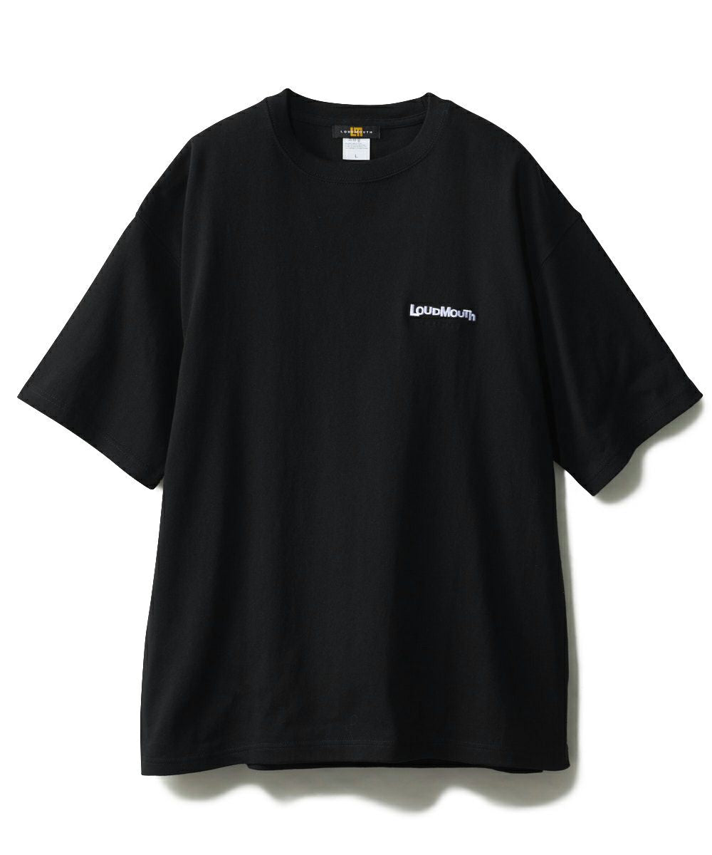 775506-998 ラウドマウス ユニセックス ベーシックＴシャツ ブラック