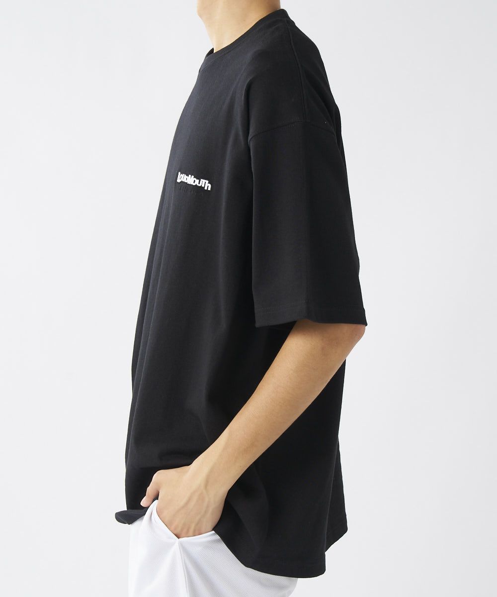 775506-998 ラウドマウス ユニセックス ベーシックＴシャツ ブラック