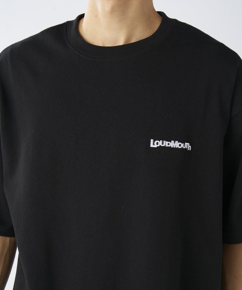 775506-998 ラウドマウス ユニセックス ベーシックＴシャツ ブラック