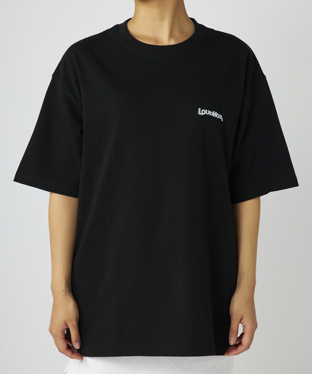 775506-998 ラウドマウス ユニセックス ベーシックＴシャツ ブラック