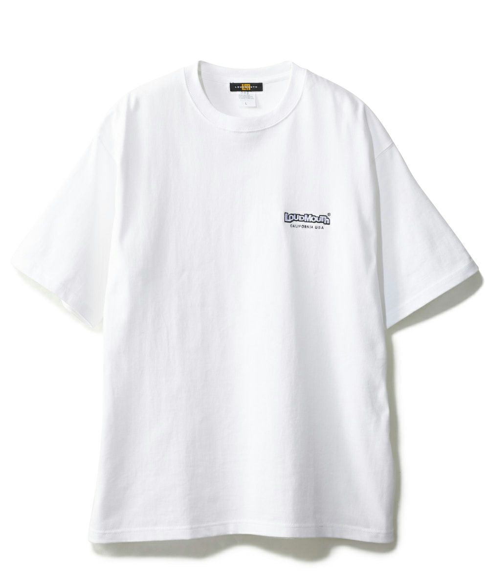 775506-999 ラウドマウス ユニセックス ベーシックＴシャツ ホワイト