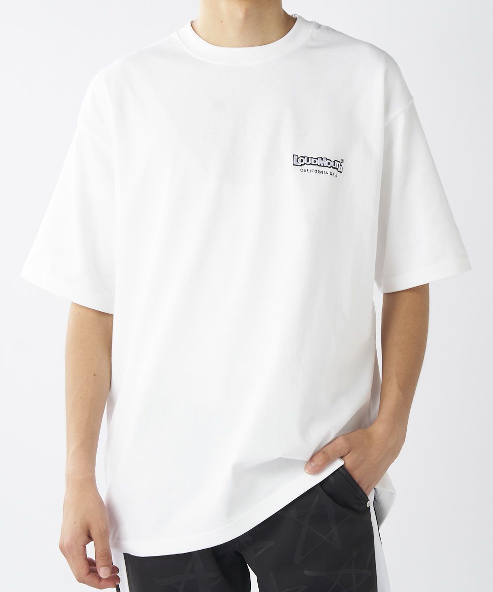 775506-999 ラウドマウス ユニセックス ベーシックＴシャツ ホワイト