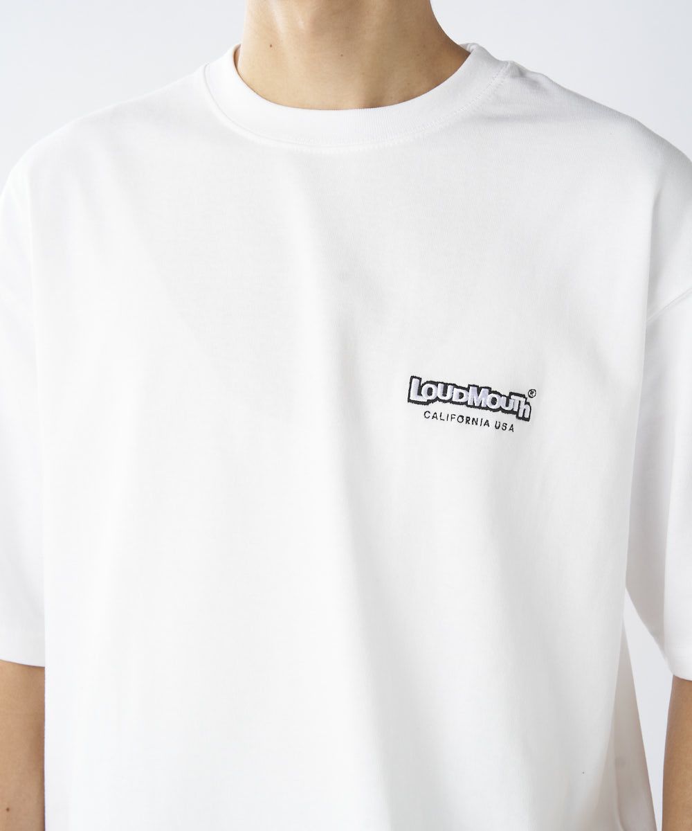 775506-999 ラウドマウス ユニセックス ベーシックＴシャツ ホワイト