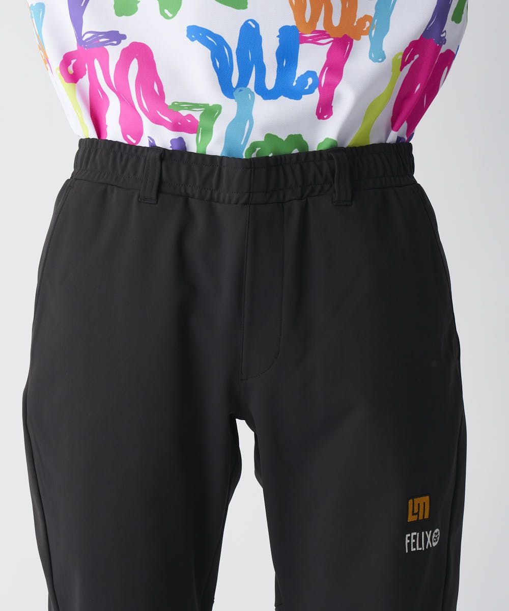 775310-998 ラウドマウス メンズ LOUDMOUTH×FELIX コラボ裏起毛パンツ ブラック