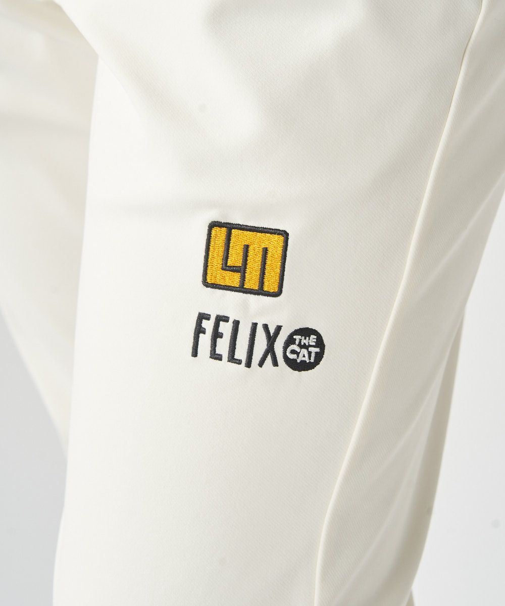 775310-999 ラウドマウス メンズ LOUDMOUTH×FELIX コラボ裏起毛パンツ ホワイト