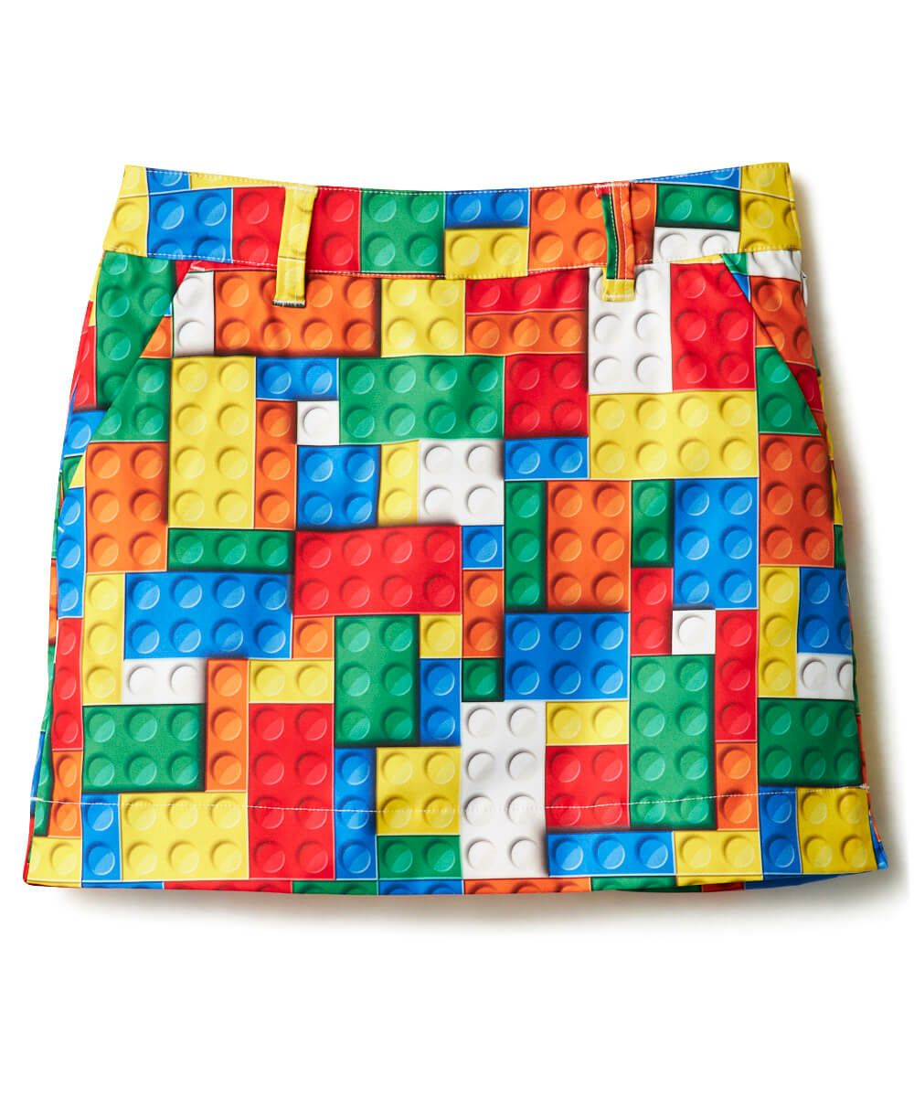 775350-445 ラウドマウス　レディース 柄スカート Block Rush/ブロックラッシュ