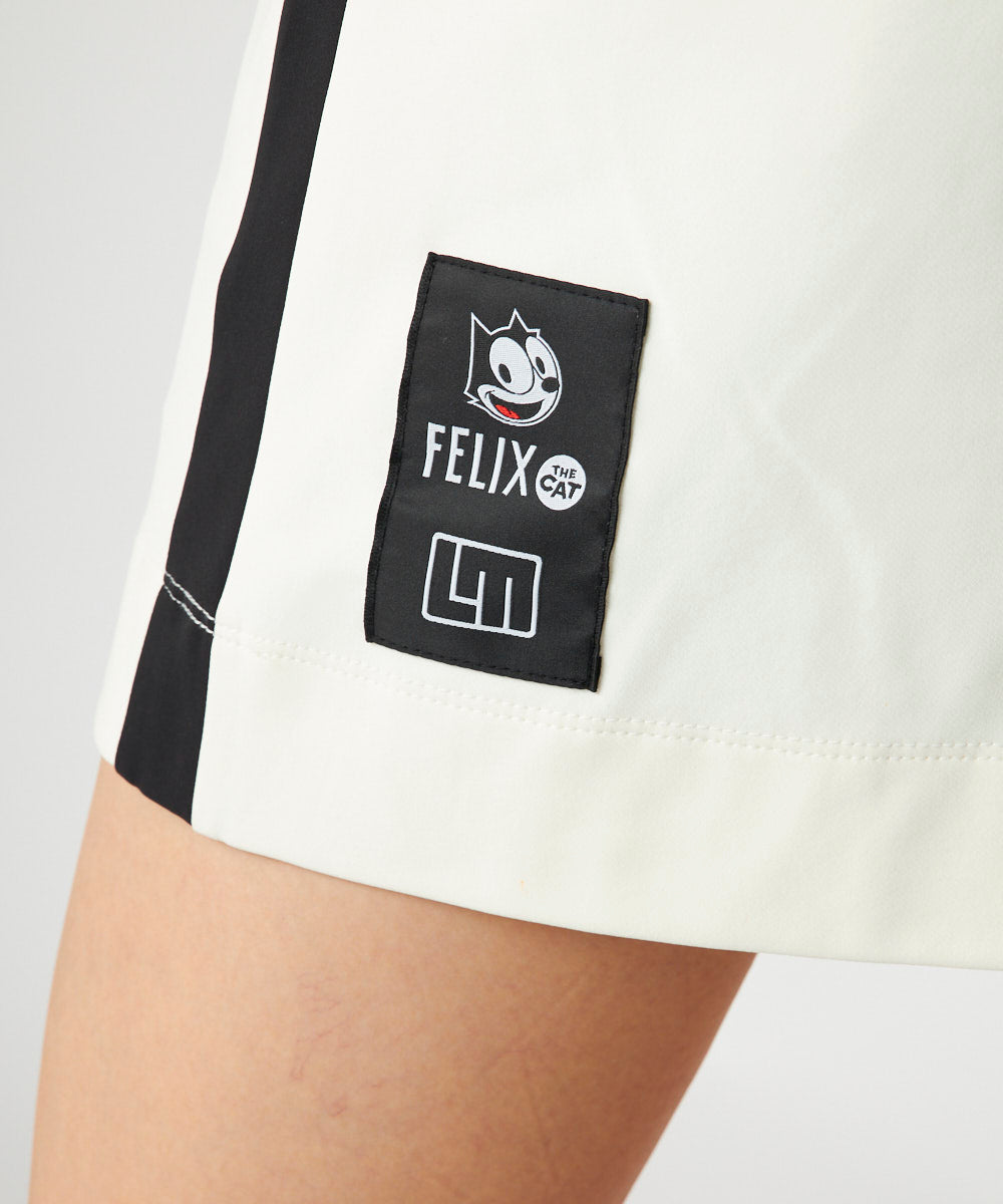 775360-999 ラウドマウス　レディース LOUDMOUTH×FELIX コラボ 裏起毛スカート ホワイト